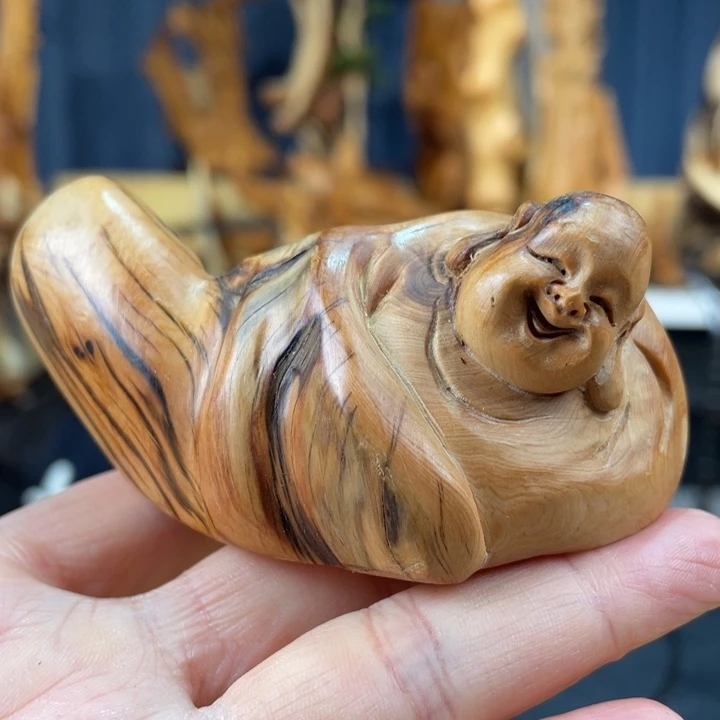 柏木（崖柏）手把件微瑕