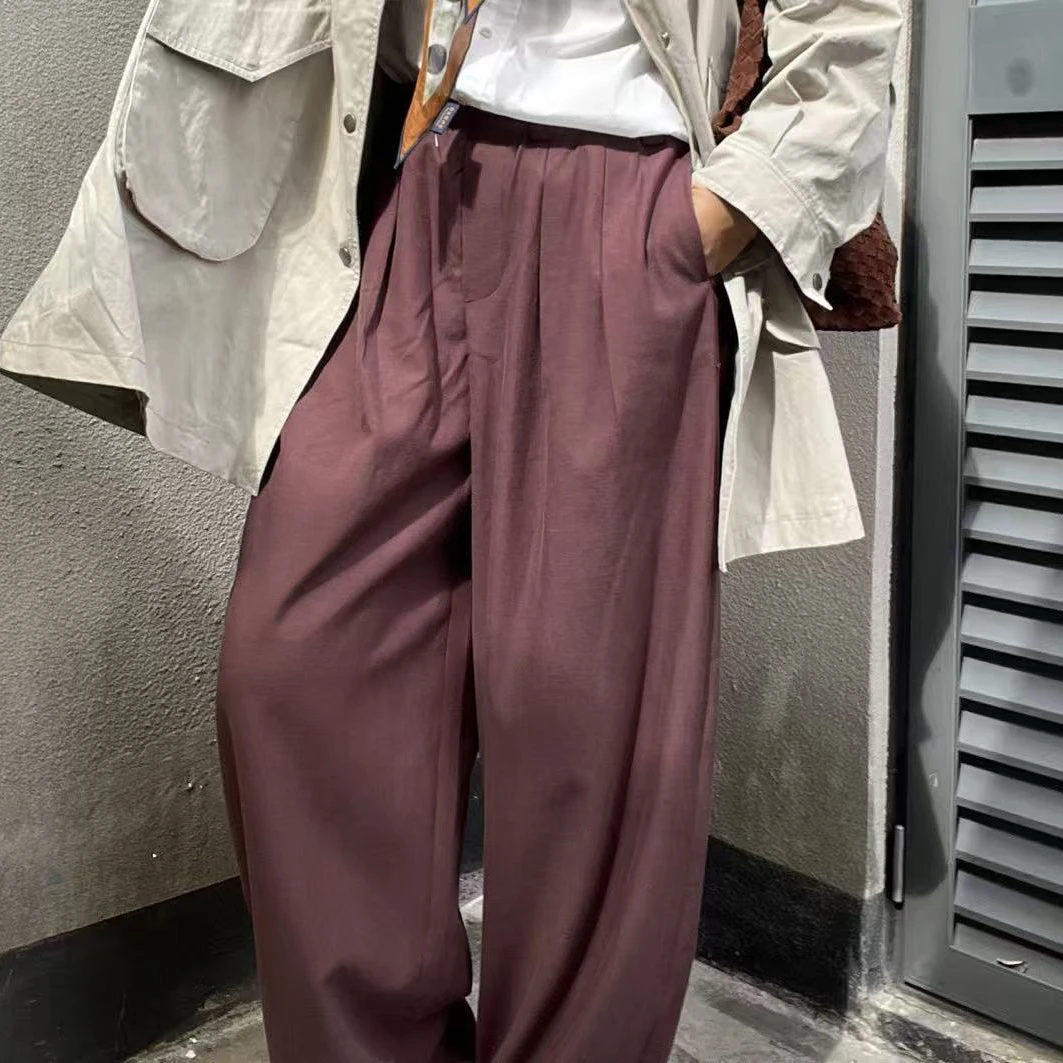 【竹外知时】环保再生纤维直筒裤