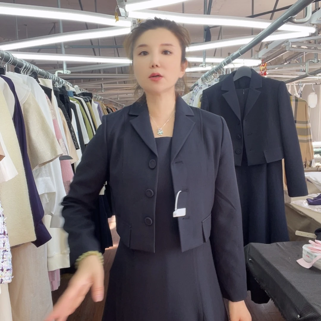 美家藏蓝色两件套88