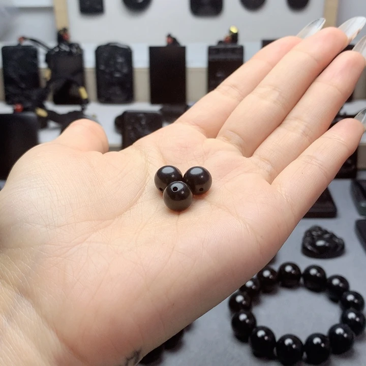 和田玉（墨玉）未镶嵌挂件G***n