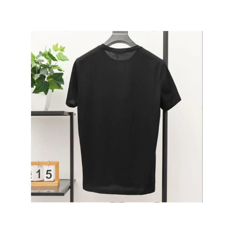 百搭高端男装尾货夏季透气全棉舒适简约修身短袖T恤J020