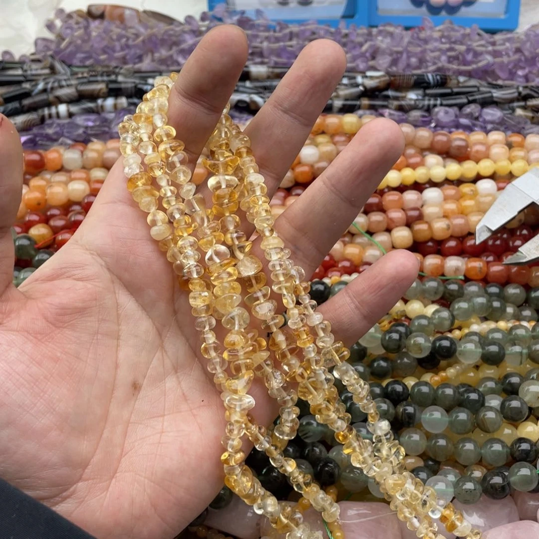 玛瑙/玉髓珠宝半成品未镶嵌姚*姚打包三条黄水随行