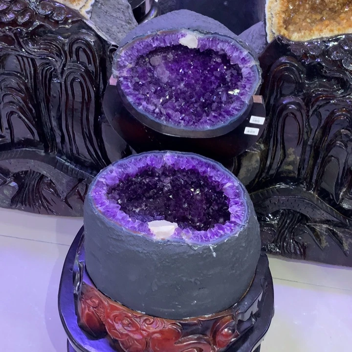 未镶嵌大型摆件（非配饰）紫晶
