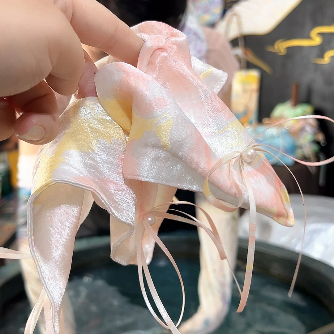 南*628新款方巾发圈