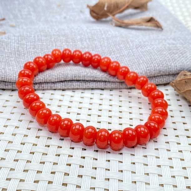 NH-77号清新大气红景天苹果珠8mm手链多样性发一件