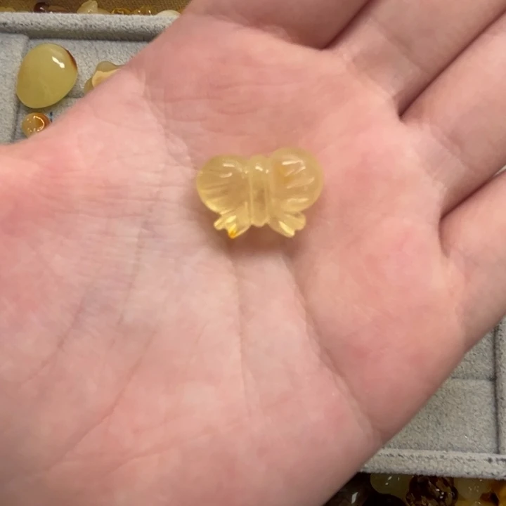 裸石琥珀未镶嵌天然蜜蜡配件