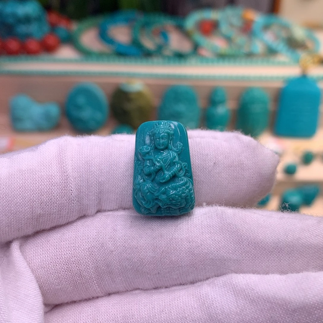 绿松石珠宝半成品未镶嵌