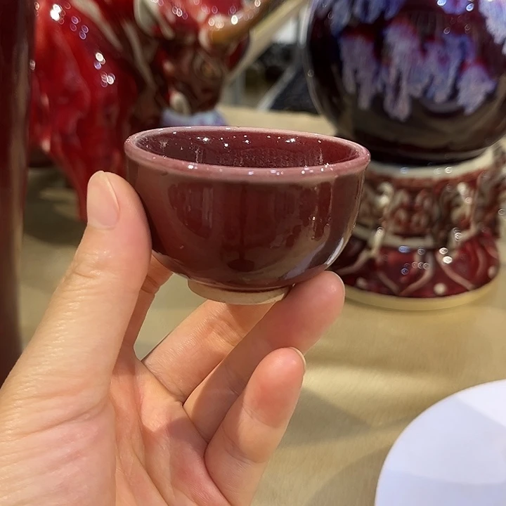 钧瓷6只一组，客杯60容量