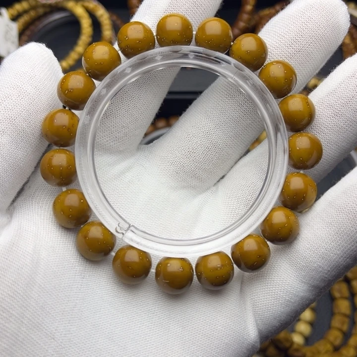 紫金鼠手串纯实心纯色圆珠毕业货11.5尺精工暴力归圆