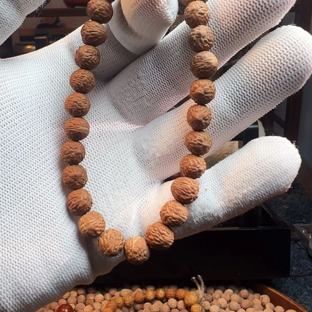 凤眼菩提吊坠野生酸枣核手串