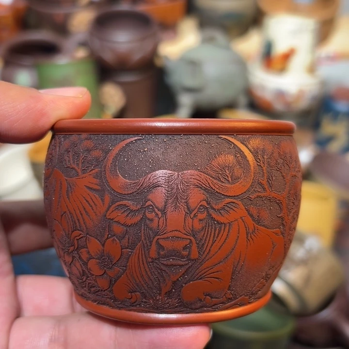 茶杯紫砂宜兴紫砂主人杯