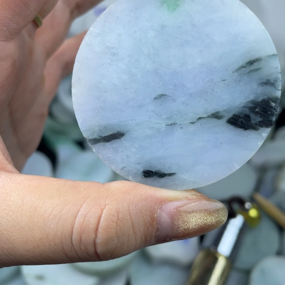 翡翠散珠天然缅甸翡翠边角