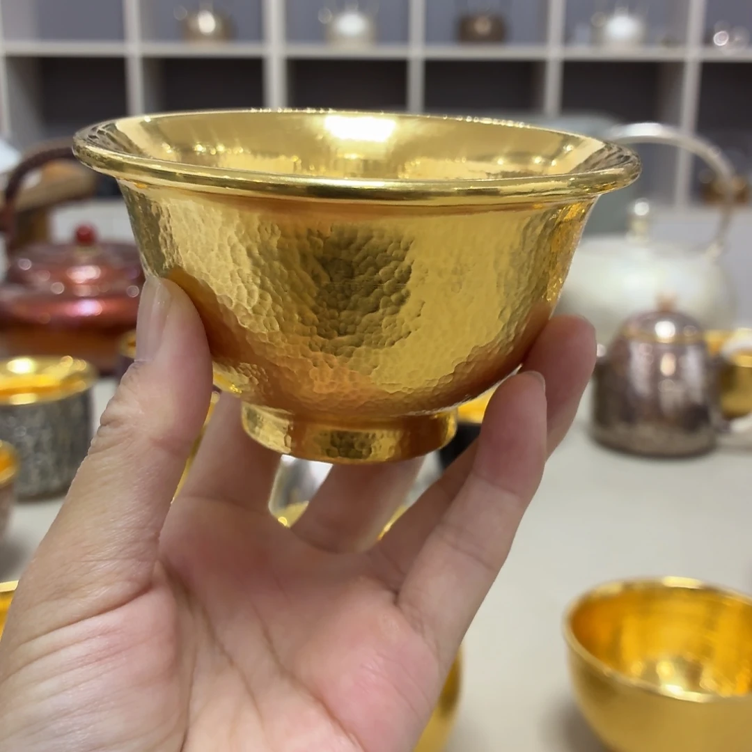 李小鹤里外金足金6克压手杯150毫升