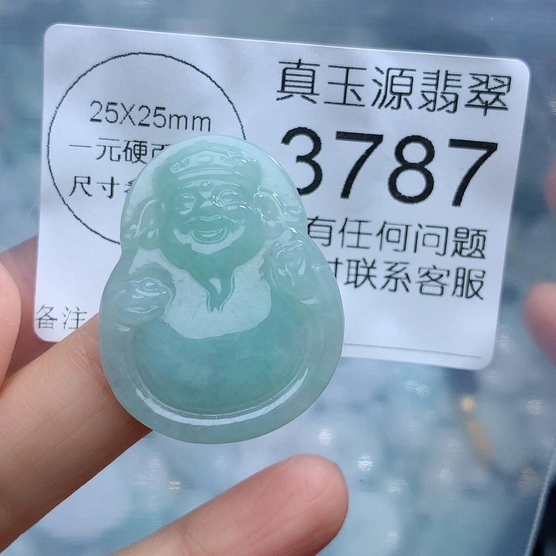 翡翠颈饰未镶嵌3787。