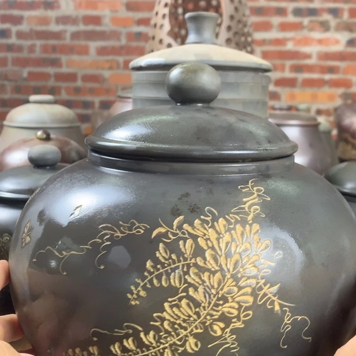 钦州坭兴陶茶叶罐04