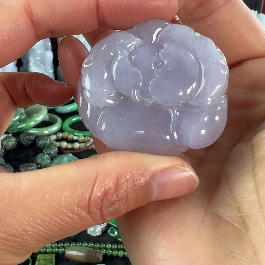 翡翠未镶嵌颈饰天然翡翠挂件