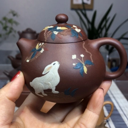 紫砂茶壶农*民文蛋壶泥