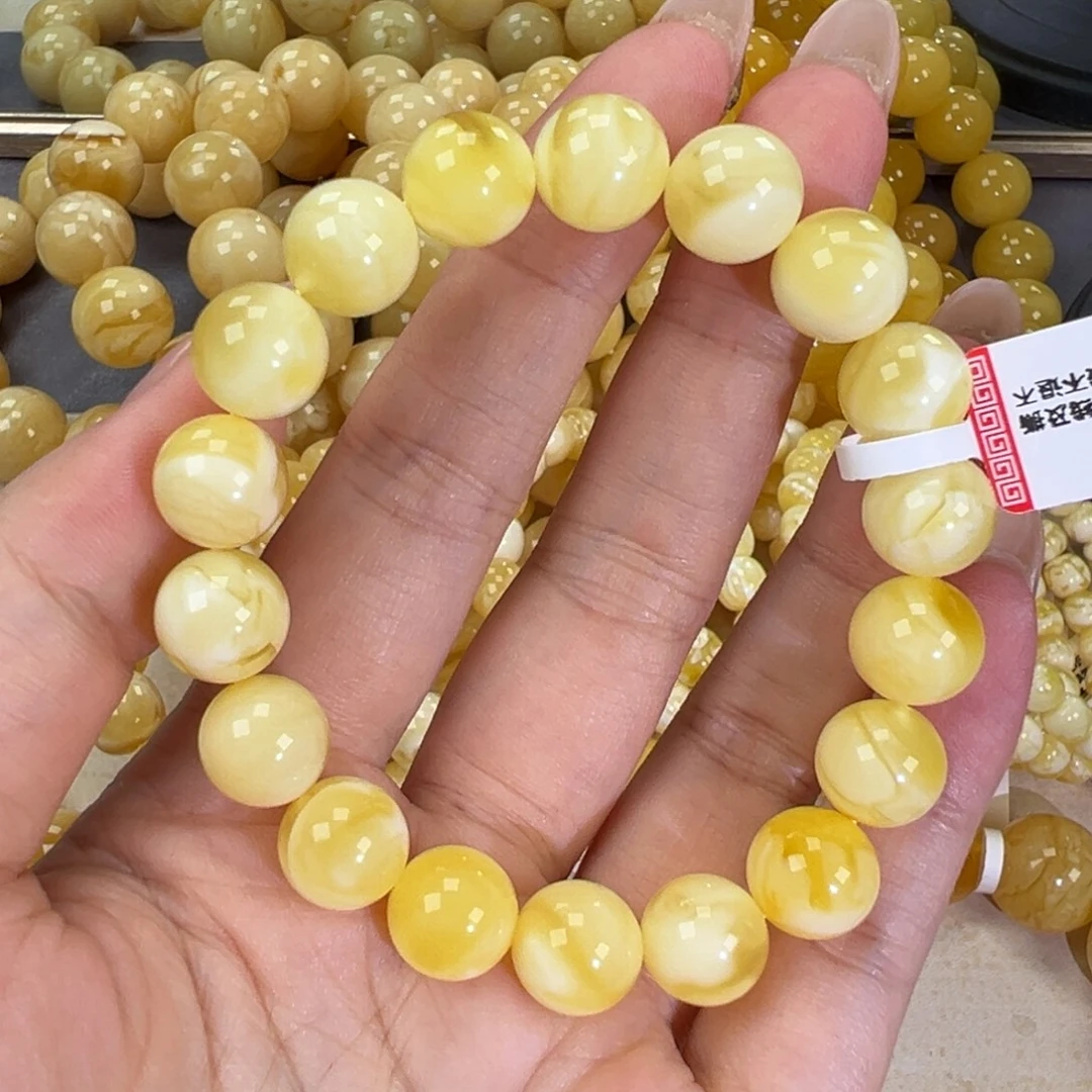 手链琥珀未镶嵌妖花