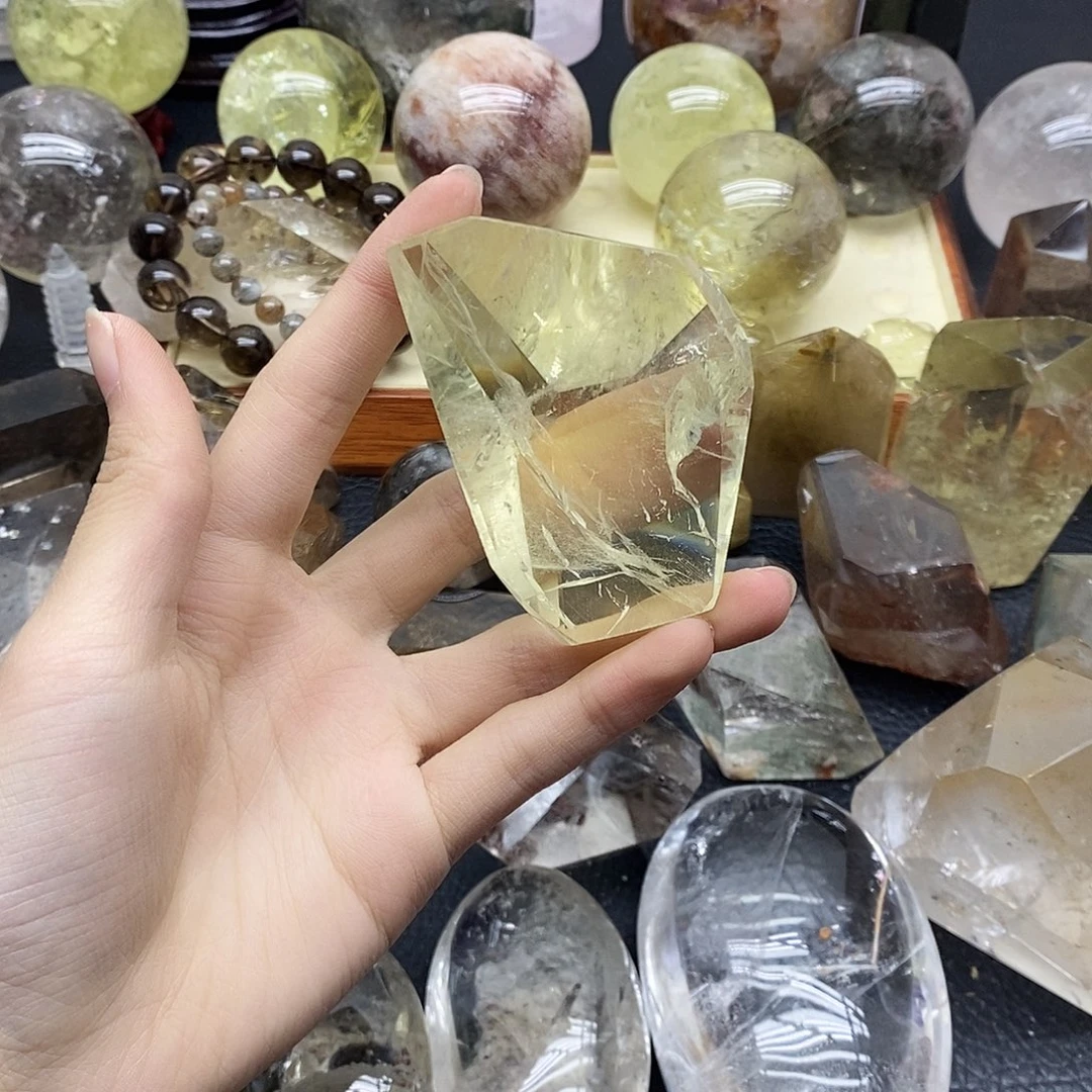 水晶珠宝半成品未镶嵌334水晶石