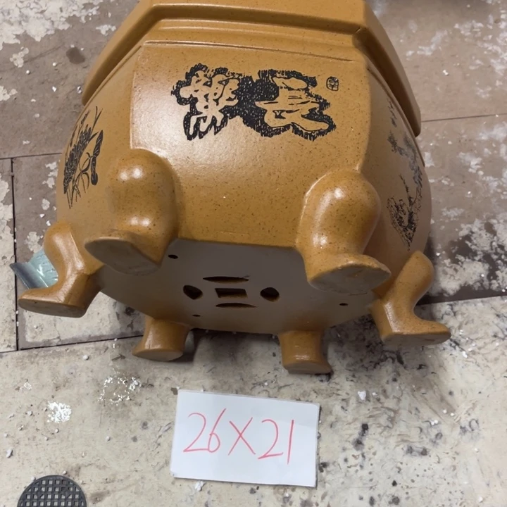 9***7紫砂花盆破损包赔