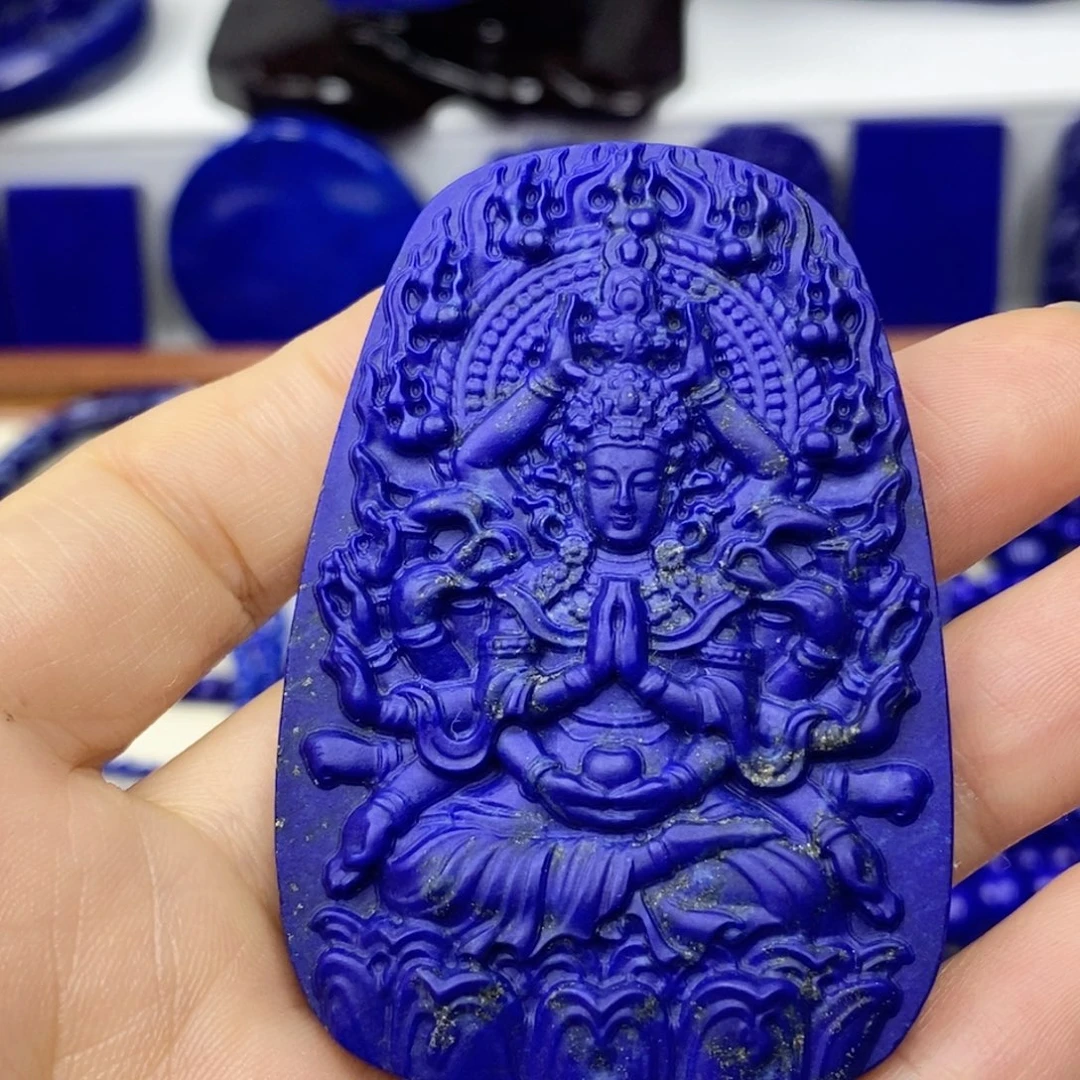 青金石颈饰未镶嵌月**泉