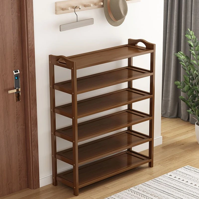 鞋架子家用门口鞋柜进门省空间室内好看简易卧室宿舍收纳神器楠竹