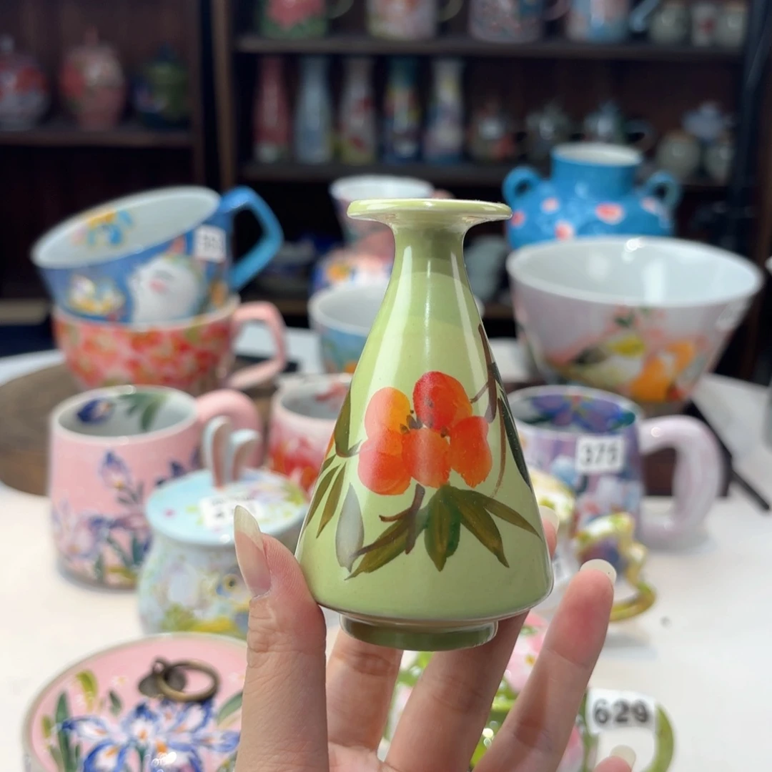 景德镇手绘高温釉下彩陶瓷茶具