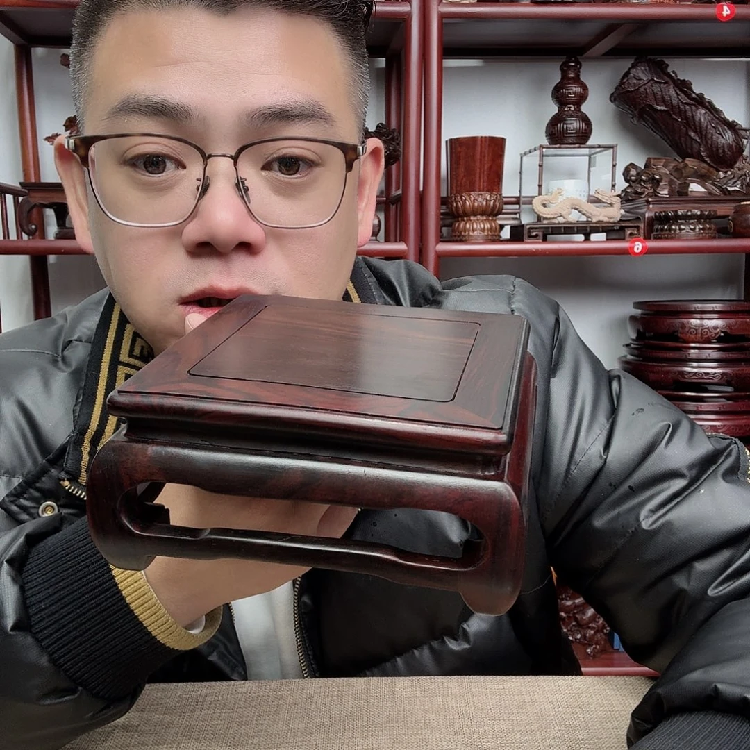 微凹黄檀工艺品底座