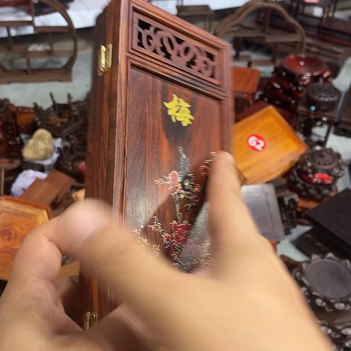 香榧木红木底座工艺品