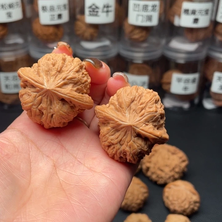 文玩核桃吊坠凹底40