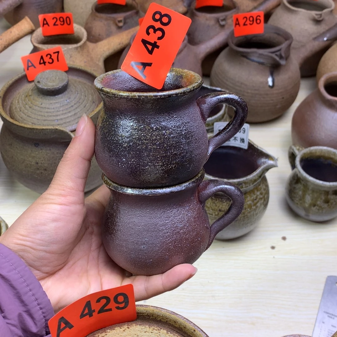 柴烧咖啡杯150毫升左右一物一拍