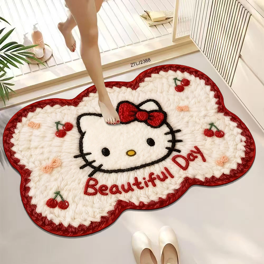 【毛线风】吸水防滑脚垫卡通可爱垫卫生间玄关垫通用脚垫