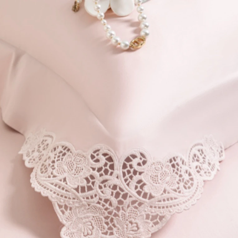 2025年春夏—兰蔻 ，工艺：仿蕾丝绣 ，尺寸200×230