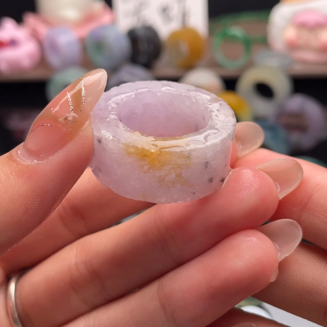 定制翡翠未镶嵌三彩