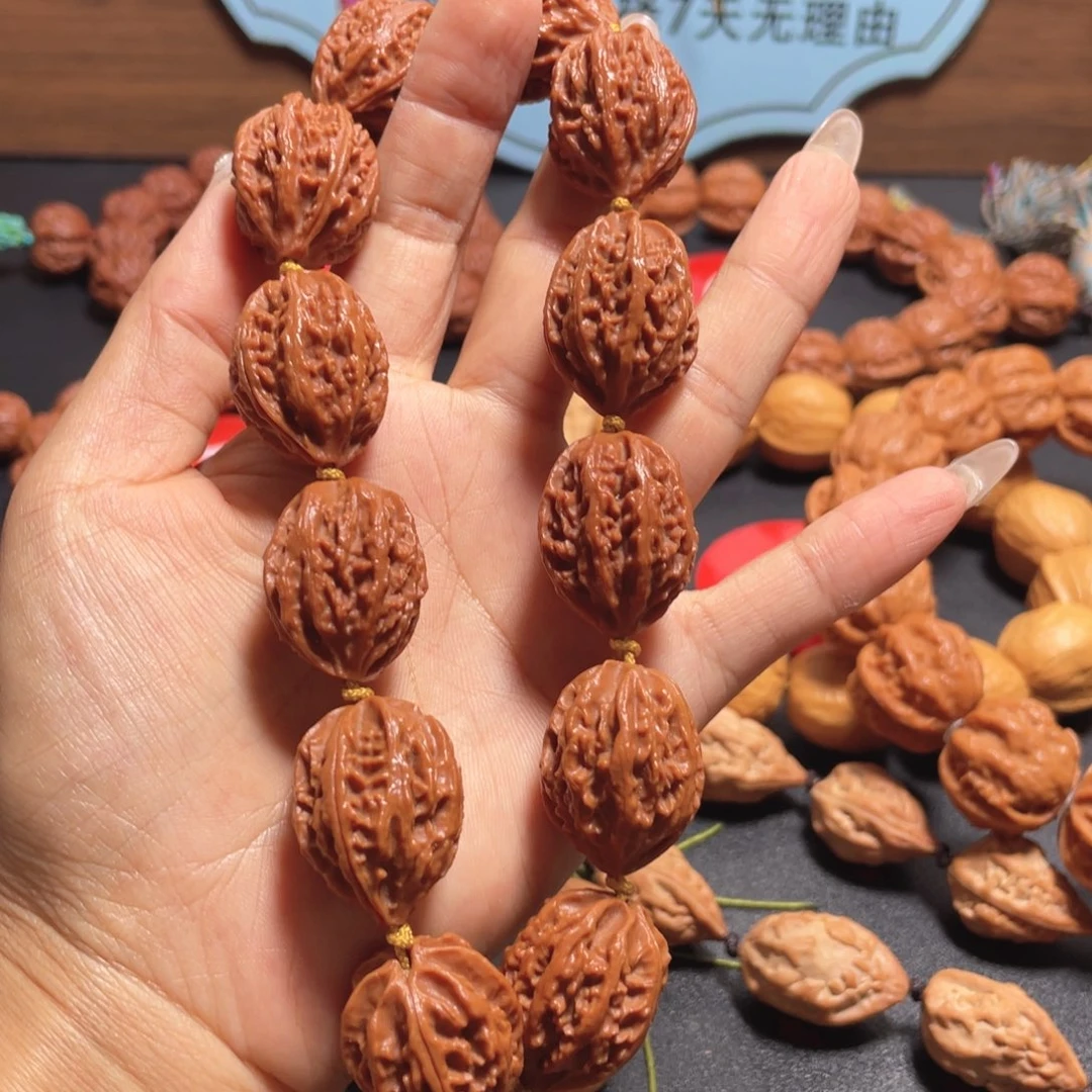 浅****吊坠文玩核桃野生小核桃21