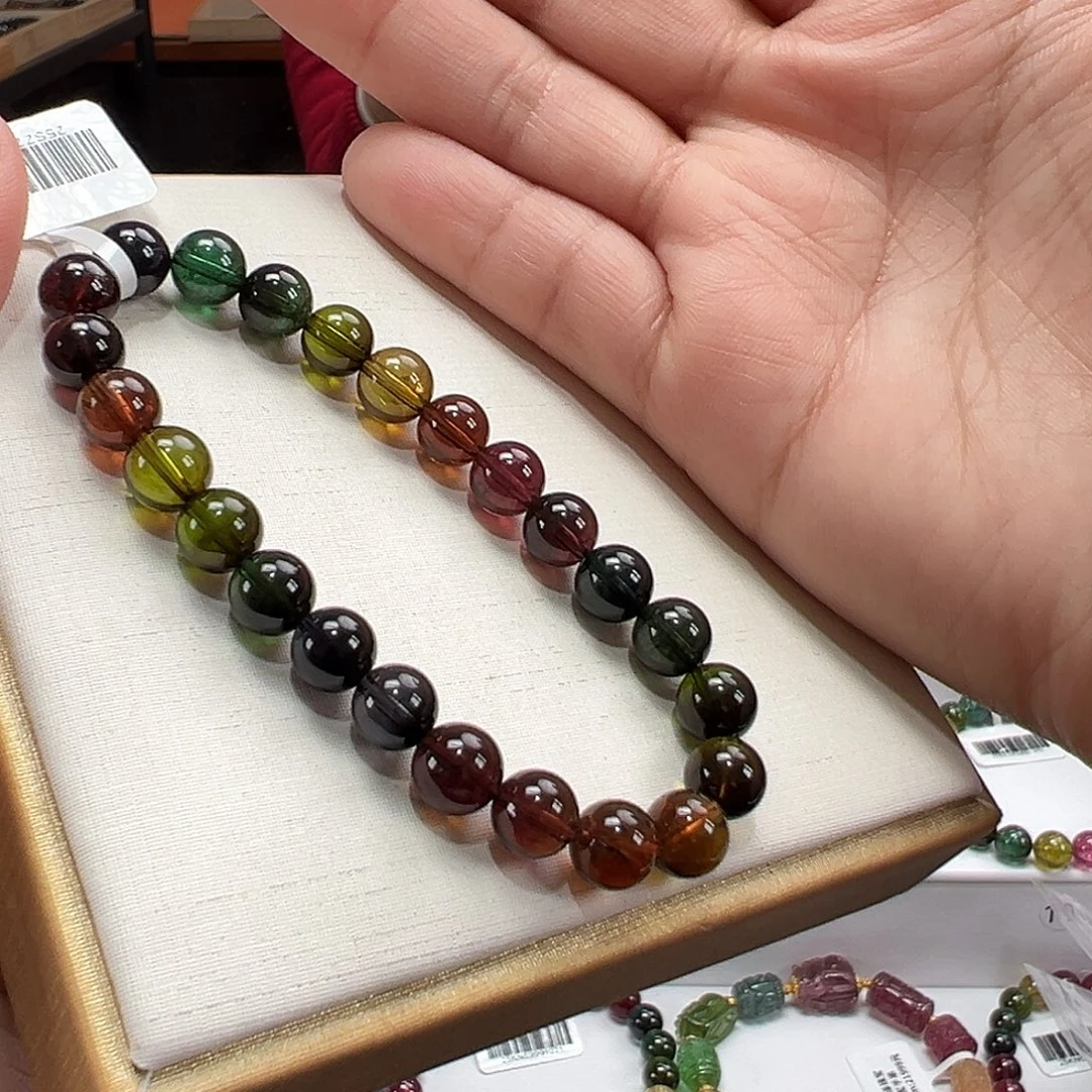 未镶嵌手串碧玺7.5mmmmmmmm