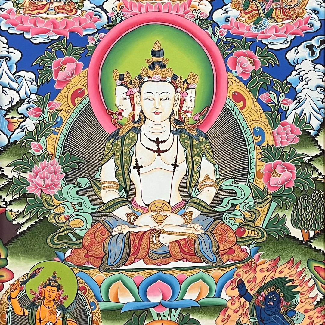 XMLY0831藏传艺术作品-大日