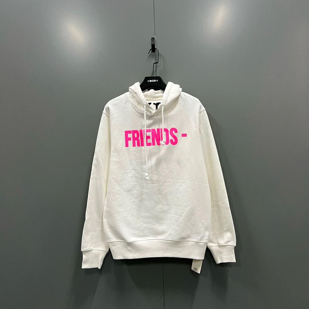 (ll) 【PL】VLONE 经典粉色大logo帽衫 S M L 无配件 bc011366