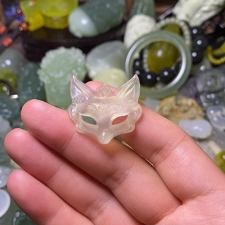 岫玉未镶嵌岫玉颈饰