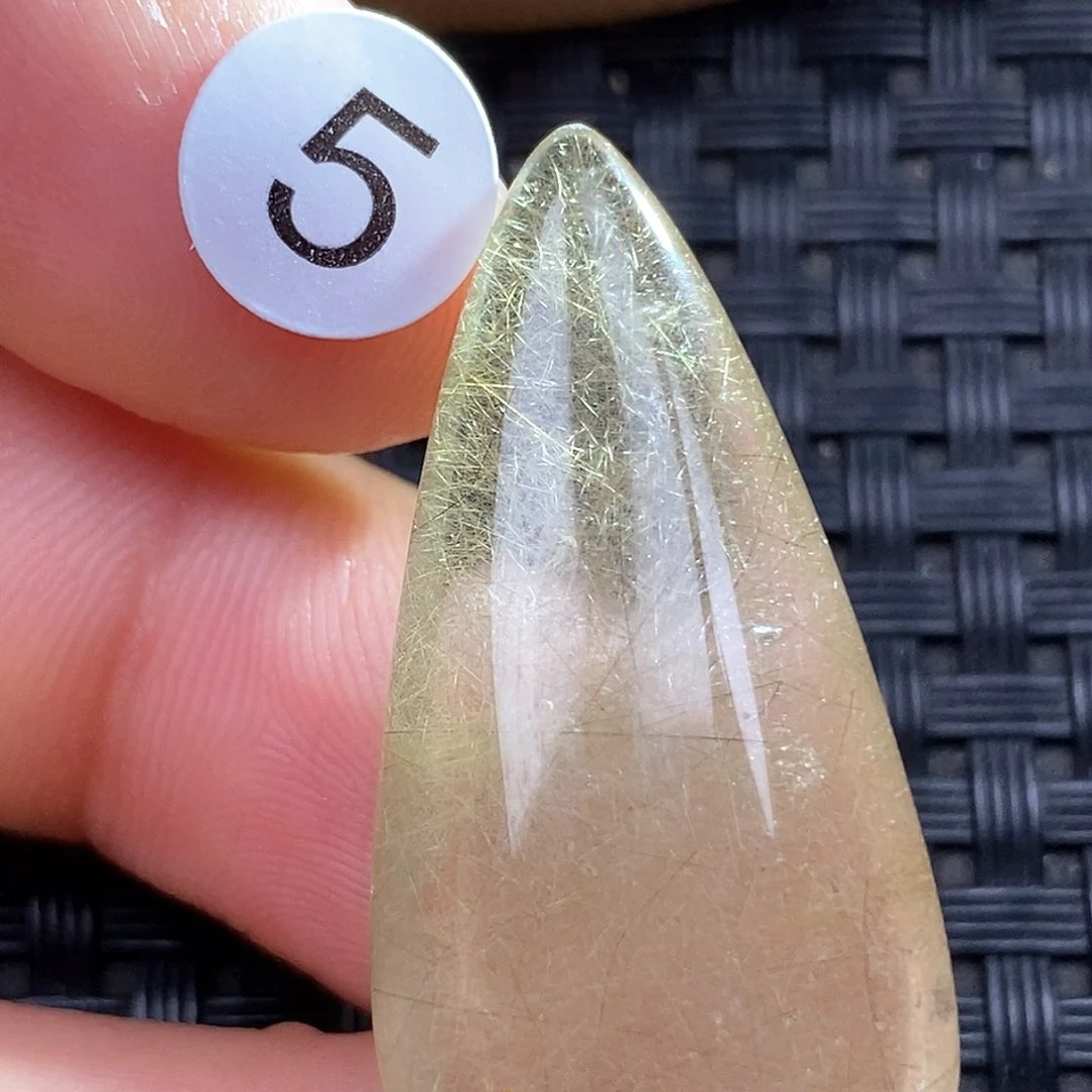 青***染未镶嵌吊坠(不含链)水晶