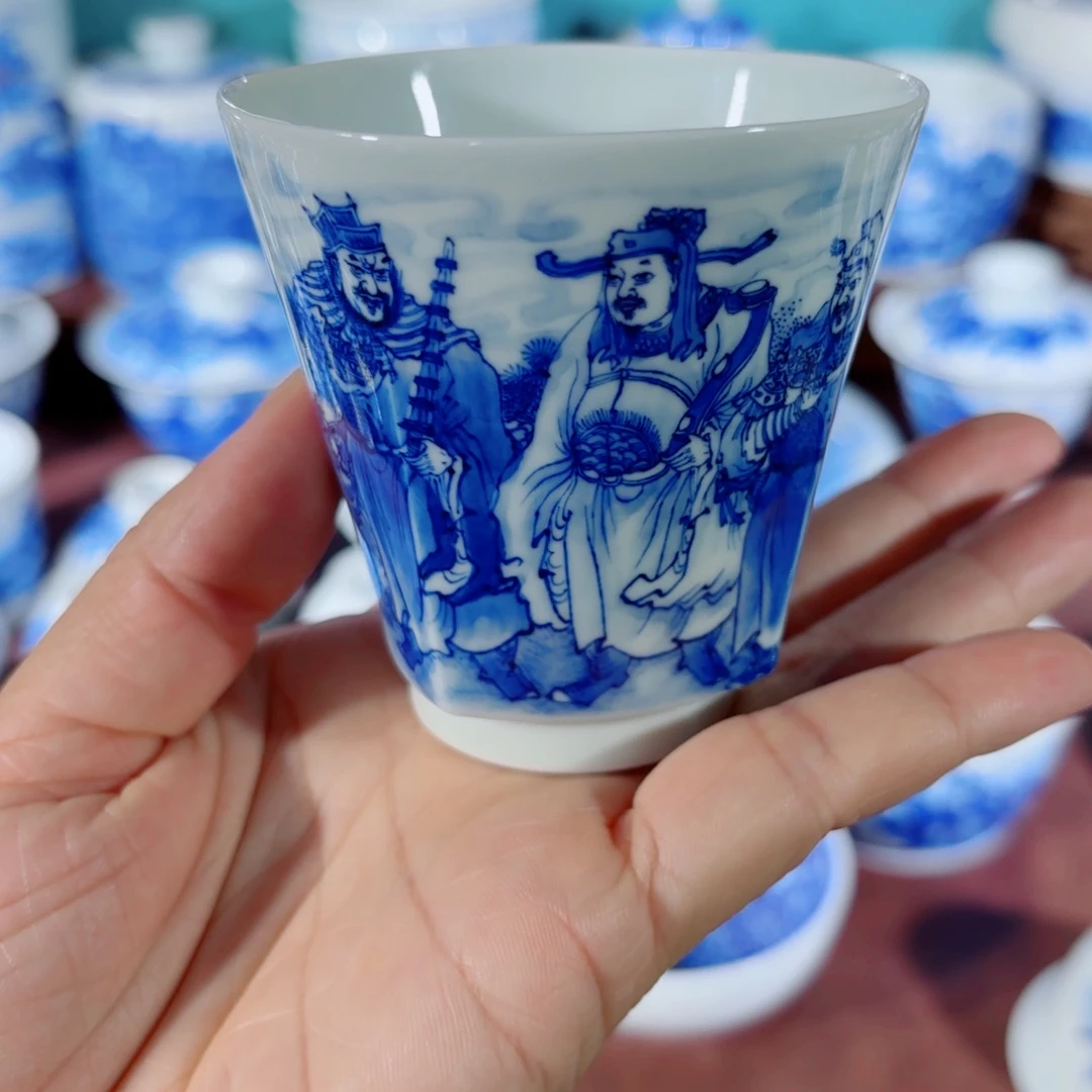 杯全手工全手绘陶瓷