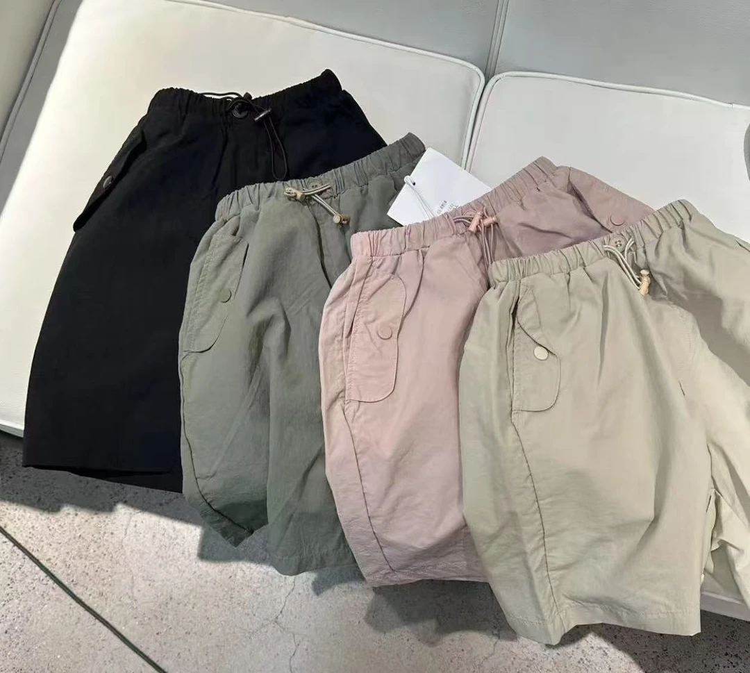 （二等品） 猪鼻扣工装五分运动短裤