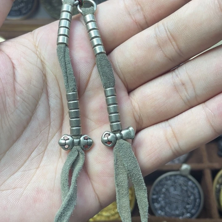 白铜铃杵计数器一对