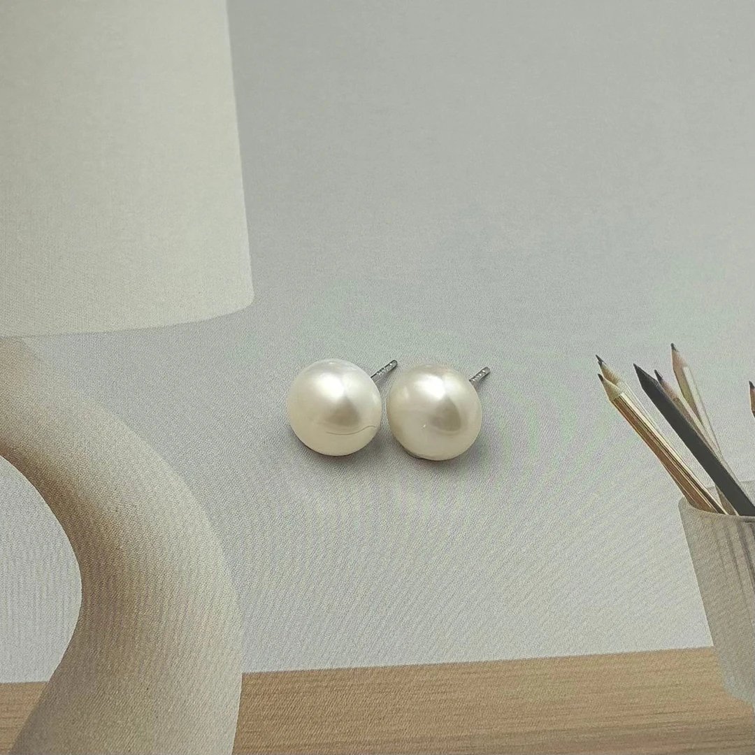 珍珠耳钉【小北质检】ZJH920Z43多样性发一