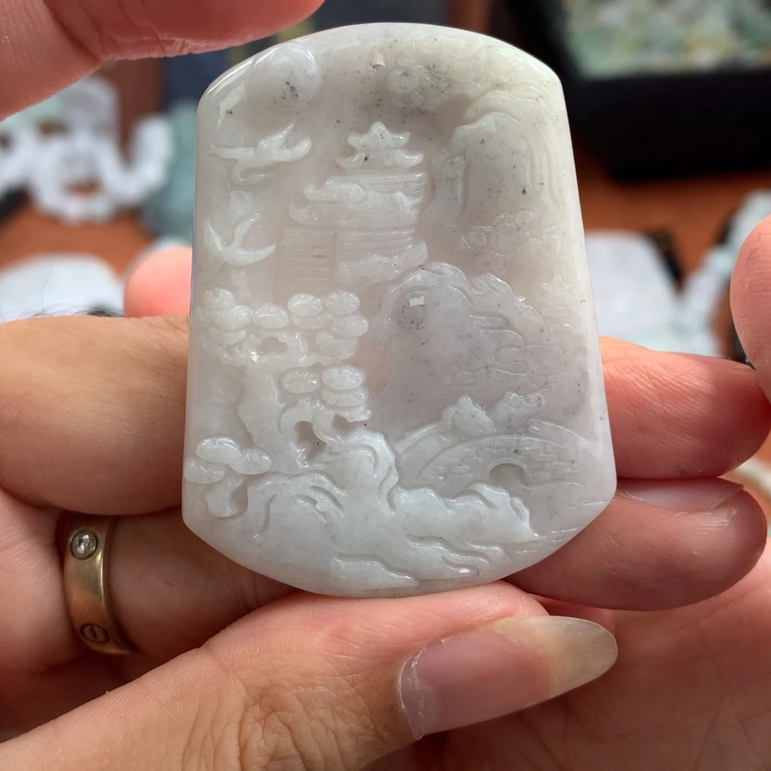 翡翠未镶嵌颈饰翡翠