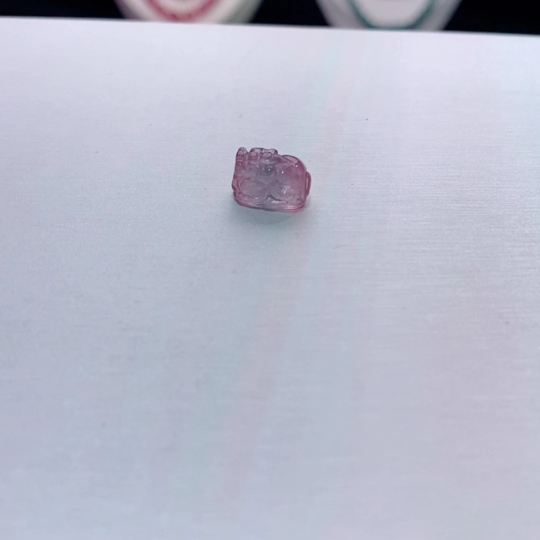 未镶嵌单颗西瓜貔貅m碧玺