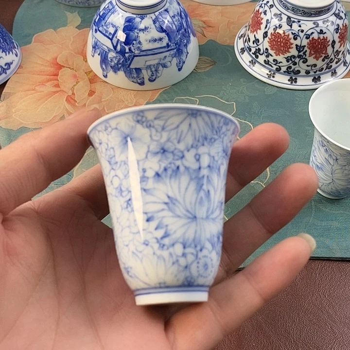 杯现代景德镇全手工全手绘茶具1688888