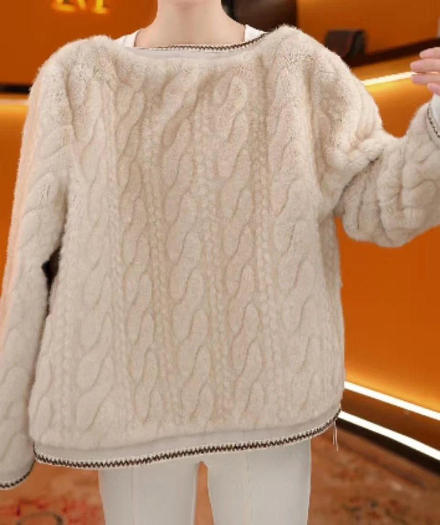 CC-2025轻奢时尚雪兰貂外套