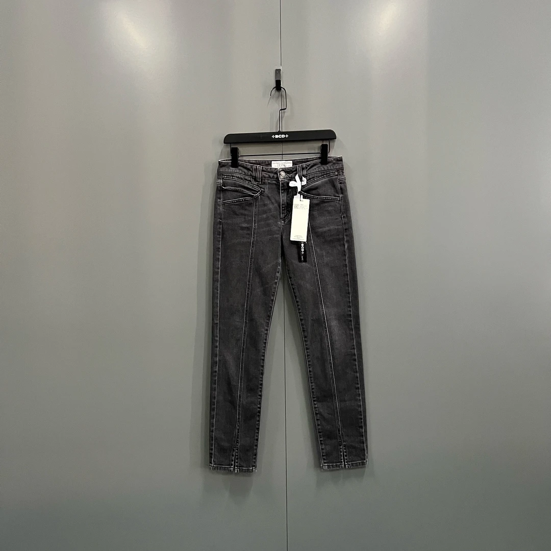 95新 Givenchy/纪梵希 (ll) 灰色水洗牛仔裤 38码/020929