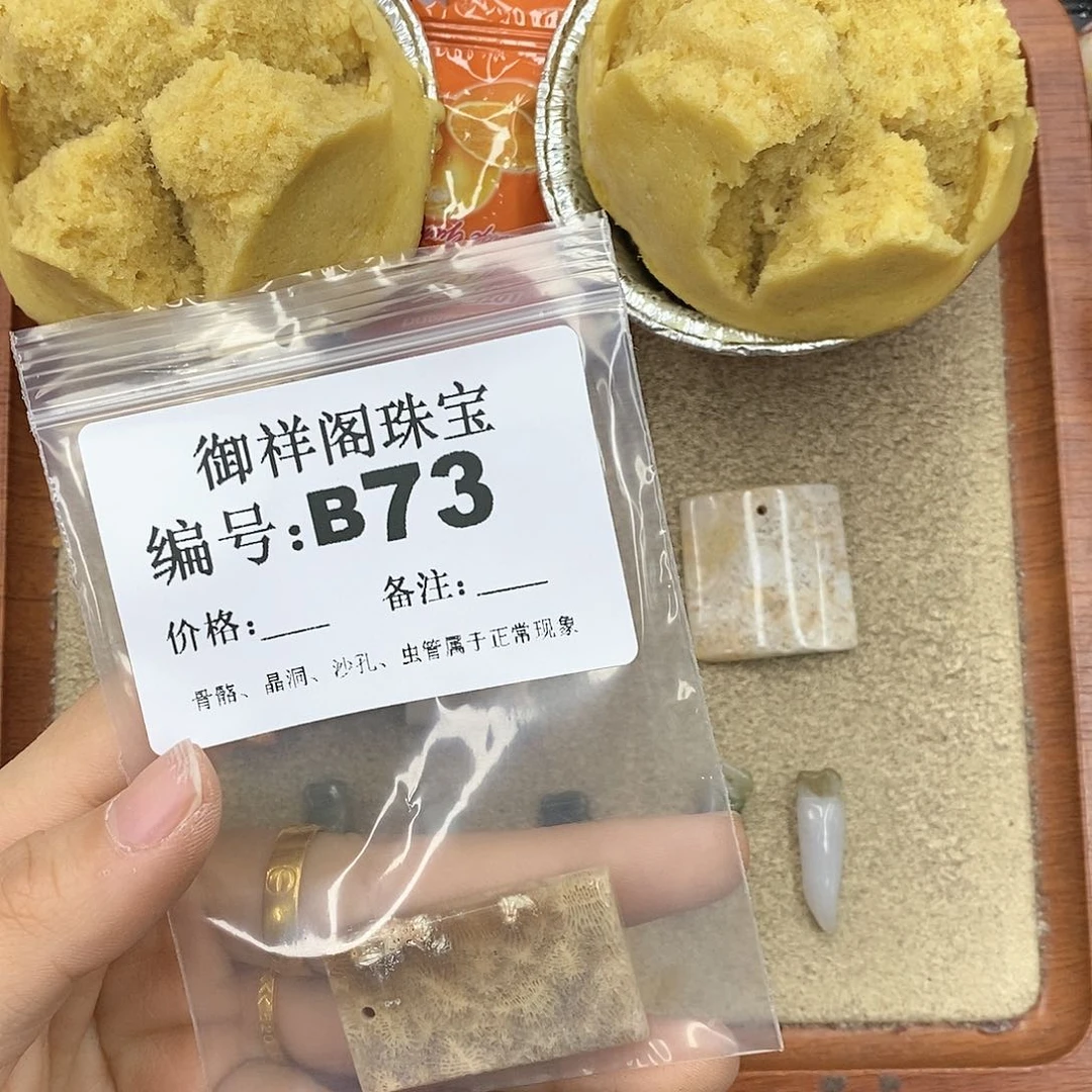 硅化珊瑚（珊瑚玉）颈饰未镶嵌L***理